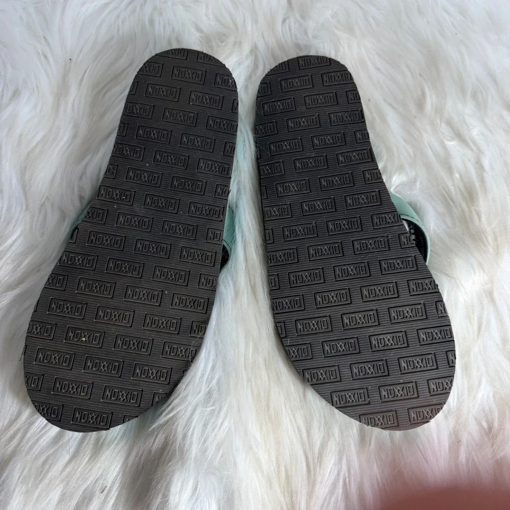 Dixxon‎ Flannel Co Mens Flip Flop Sandals Seafoam Teal Thong Sandals M8/W9.5